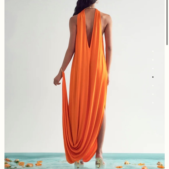 Luna gown in color poppy by Cult Gaia - Picture 6 of 6